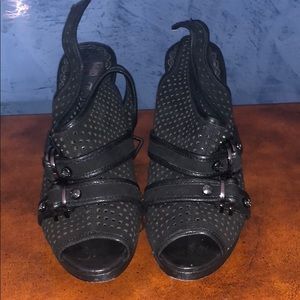 Juicy Couture Black Suede Samantha heels